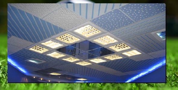 Подвесной потолок Армстронг - потолочные плиты в офисе