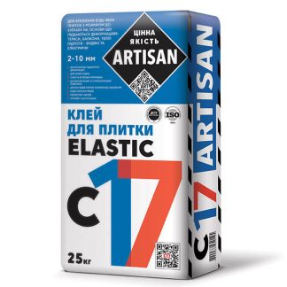 Артисан С-17 ELASTIC (25кг) Клей для плитки эластичный цена купить в Киеве