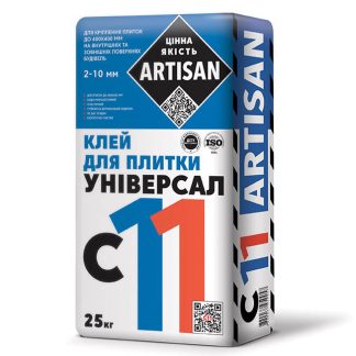 Артисан С-11 (25кг) Клей для плитки Универсал цена купить в Киеве