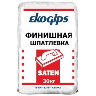Шпаклевка гипсовая финишная Ekogips Сатенгипс (30кг) цена купить в Киеве