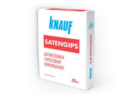 Шпаклевка гипсовая финишная Knauf Satengips (10 кг) цена купить в Киеве