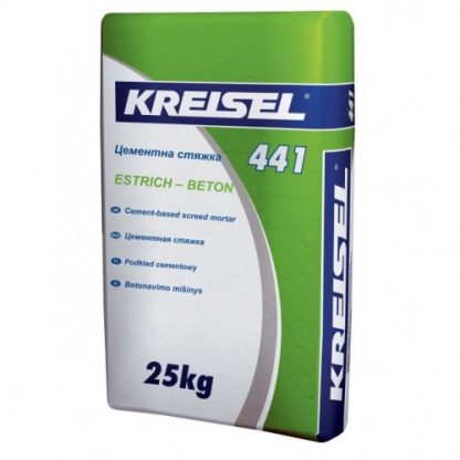 Цементная стяжка (от 10-60 мм) Kreisel 441 М-15 (25кг) цена купить в Киеве