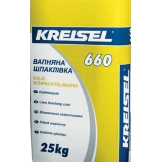 Шпаклевка известковая Kreisel 660 (25 кг) цена купить в Киеве