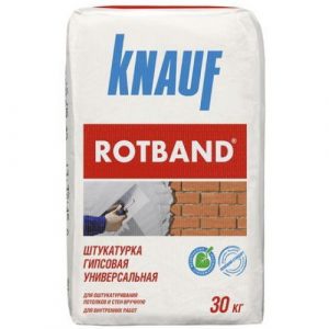 Купить Knauf Rotband 30 кг Расход: 0.85 кг на м2.⭐В наличии на складе в Киеве по низкой цене. ✅ Дешевая доставка или самовывоз. Грузчики