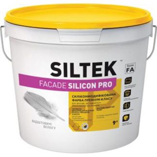 Краска фасадная силиконовая SILTEK Facade Silicon Pro база А (9л) цена купить в Киеве