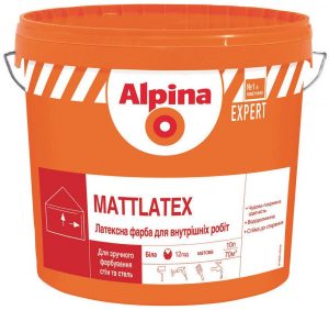 Alpina EXPERT Mattlatex цена купить в Киевелатексная краска для потолка и стен