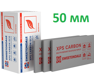 Пенополистирол экструдированный XPS Sweetondale CARBON ECO 1180х580х50 мм 8 шт/уп цена купить в Киеве