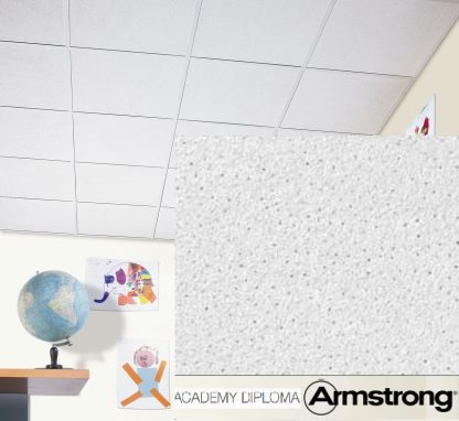 Плита потолочная Акустическая Armstrong Academy Diploma Board 600x600x14 мм цена купить в Киеве