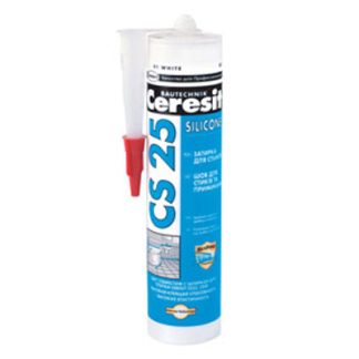 Санитарный герметик белый CERESIT CS 25 Micro Protect (280мл) цена купить в Киеве на складе ЖиСтрой