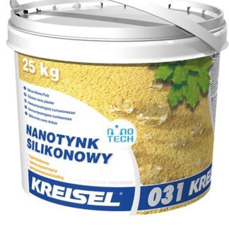 Штукатурка силиконовая "барашек" Kreisel SILIKON PROTEKT NANOTINK 031 зерно 1,5 мм 25 кг база А