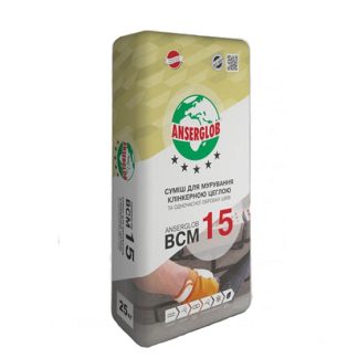 Смесь для кладки клинкерного кирпича Anserglob BCМ 15 «01 белый» (25 кг) цена купить в Киеве