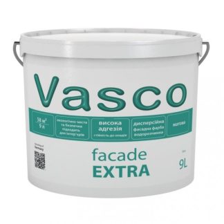 Vasco Facade EXTRA (9л) Краска фасадная матовая водно-дисперсионная цена купить в Киеве