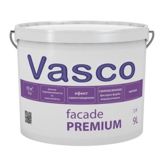 Vasco Facade PREMIUM (9 л) Фасадная краска силиконовая водоразбавляемая цена купить в Киеве