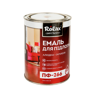 Эмаль для пола Ролакс ПФ-266 (0,9 л) цена купить в Киеве