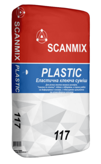 Клей для плитки Scanmix PLASTIC 117 25 кг цена купить в Киеве
