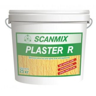 Фасадная акриловая штукатурка Scanmix PLASTER R Короед (25 кг) цена купить в Киеве