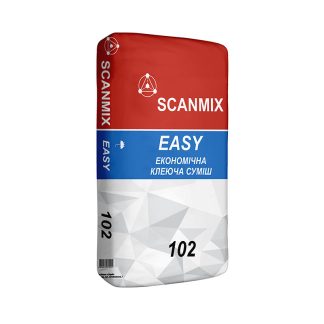 Клей для плитки/керамогранита Scanmix Easy 102 (25 кг) цена купить в Киеве