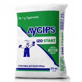 Штукатурка гипсовая стартовая Aygips Izo Start (25 кг) цена - купить в Киеве - ЖиСтрой