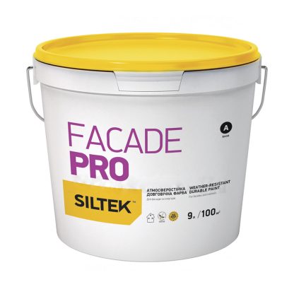 Краска фасадная латексная Siltek Facade Pro База A (9 л) цена - купить в Киеве - ЖиСтрой